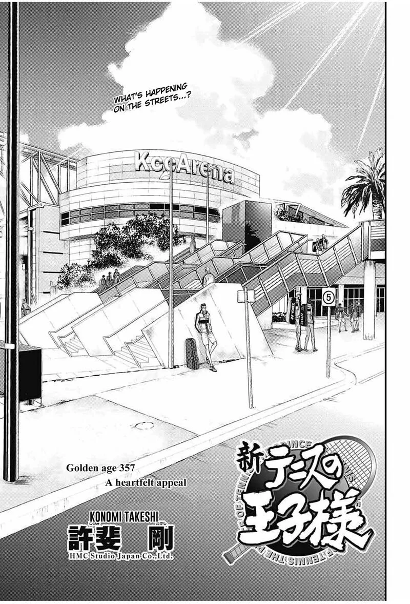 New Prince of Tennis Chapter 357 page 3