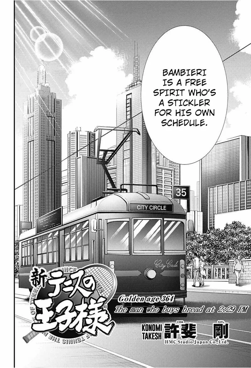 New Prince of Tennis Chapter 364 page 2