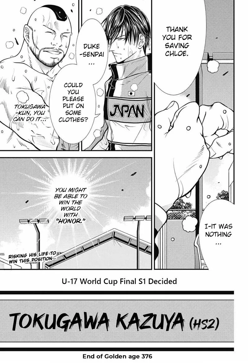 New Prince of Tennis Chapter 376 page 17