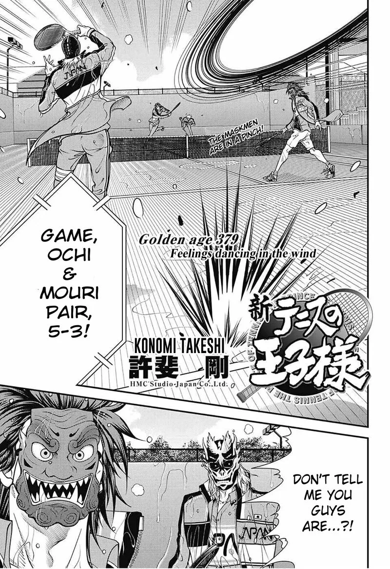 New Prince of Tennis Chapter 379 page 1