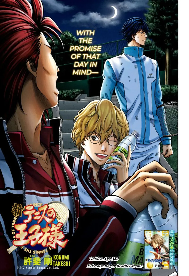 New Prince of Tennis Chapter 380 page 1