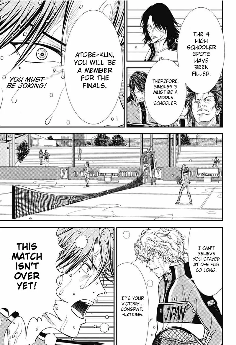 New Prince of Tennis Chapter 381 page 15