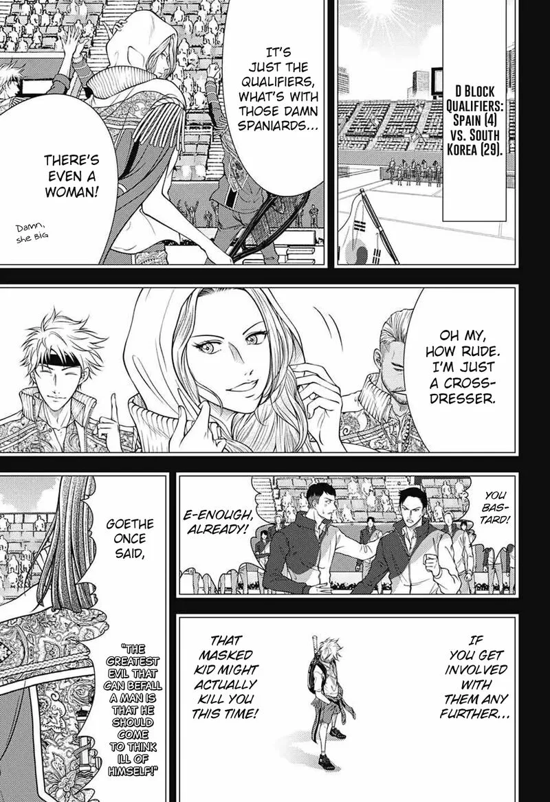 New Prince of Tennis Chapter 383 page 3