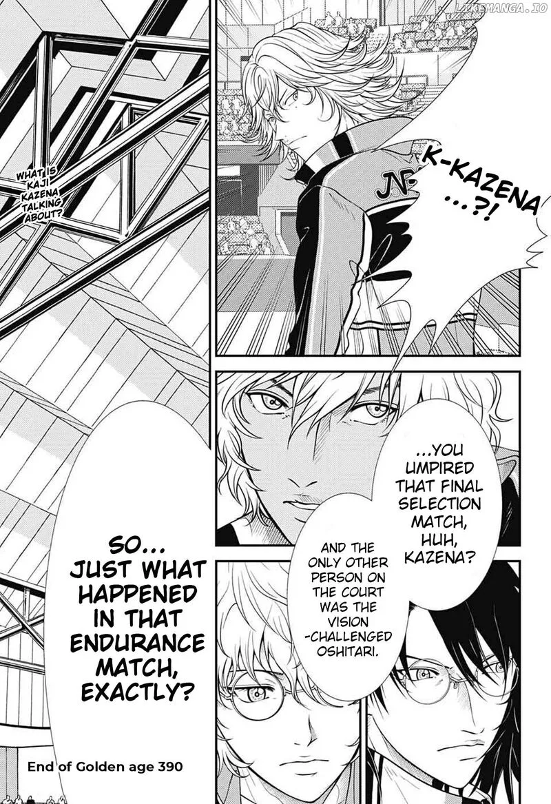 New Prince of Tennis Chapter 390 page 16