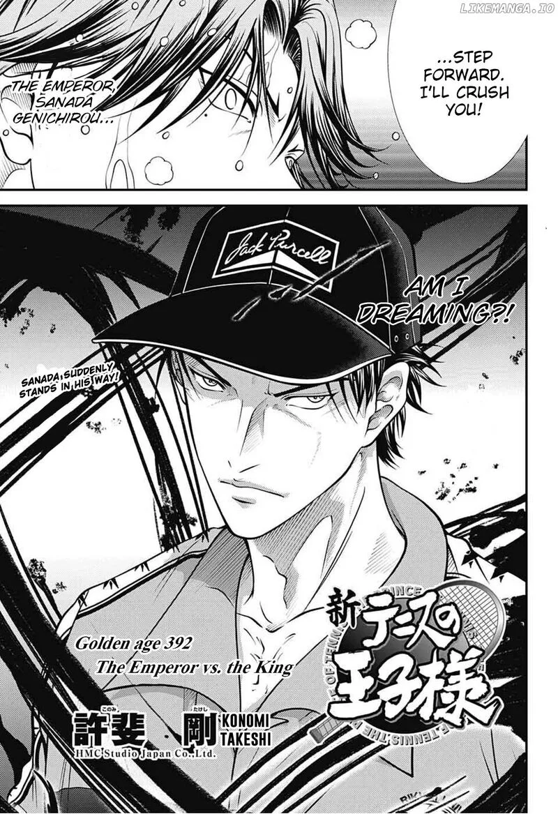 New Prince of Tennis Chapter 392 page 3