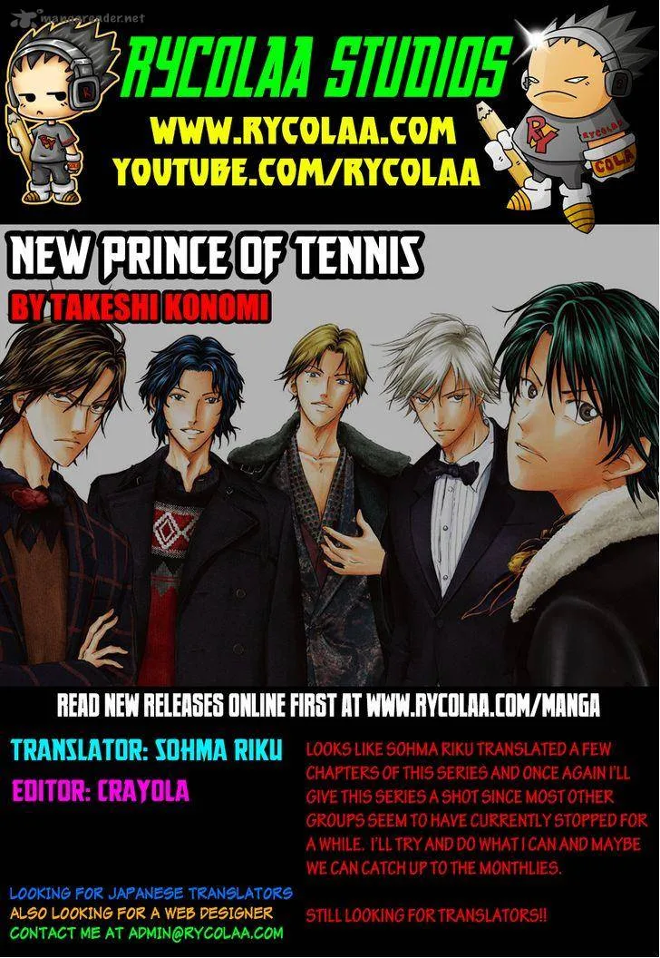 New Prince of Tennis Chapter 94 page 1