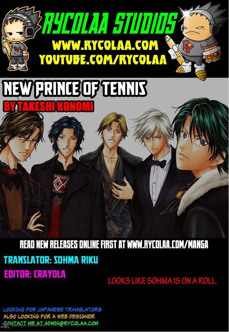 New Prince of Tennis Chapter 97 page 1