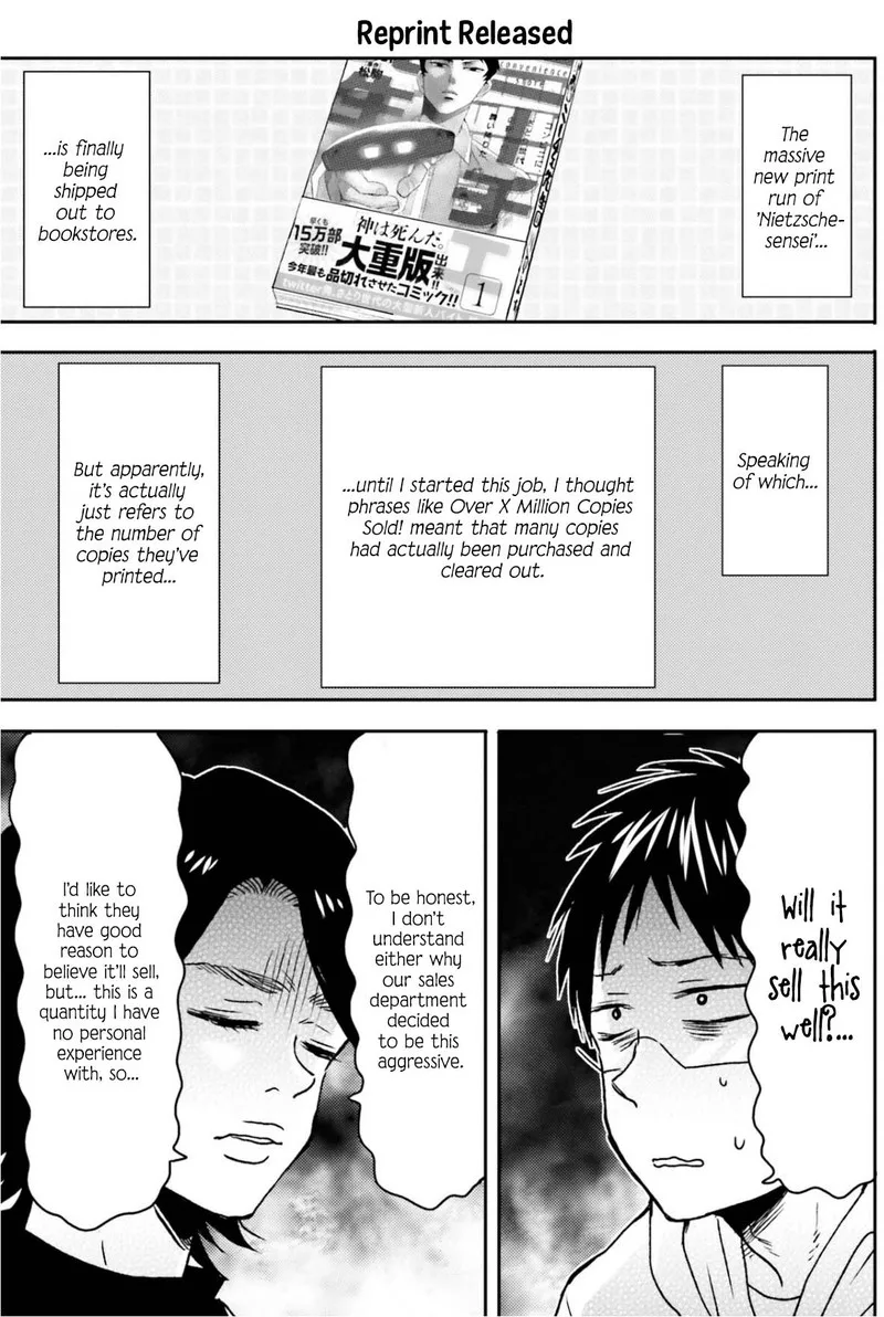 Nietzsche-sensei - Konbini ni, Satori Sedai no Shinjin ga Maiorita Chapter 69 page 3