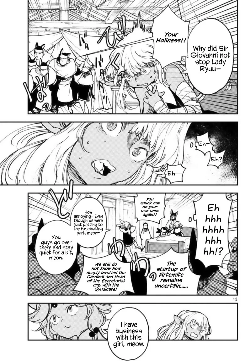 Ninkyou Tensei: Isekai no Yakuzahime Chapter 32 page 13