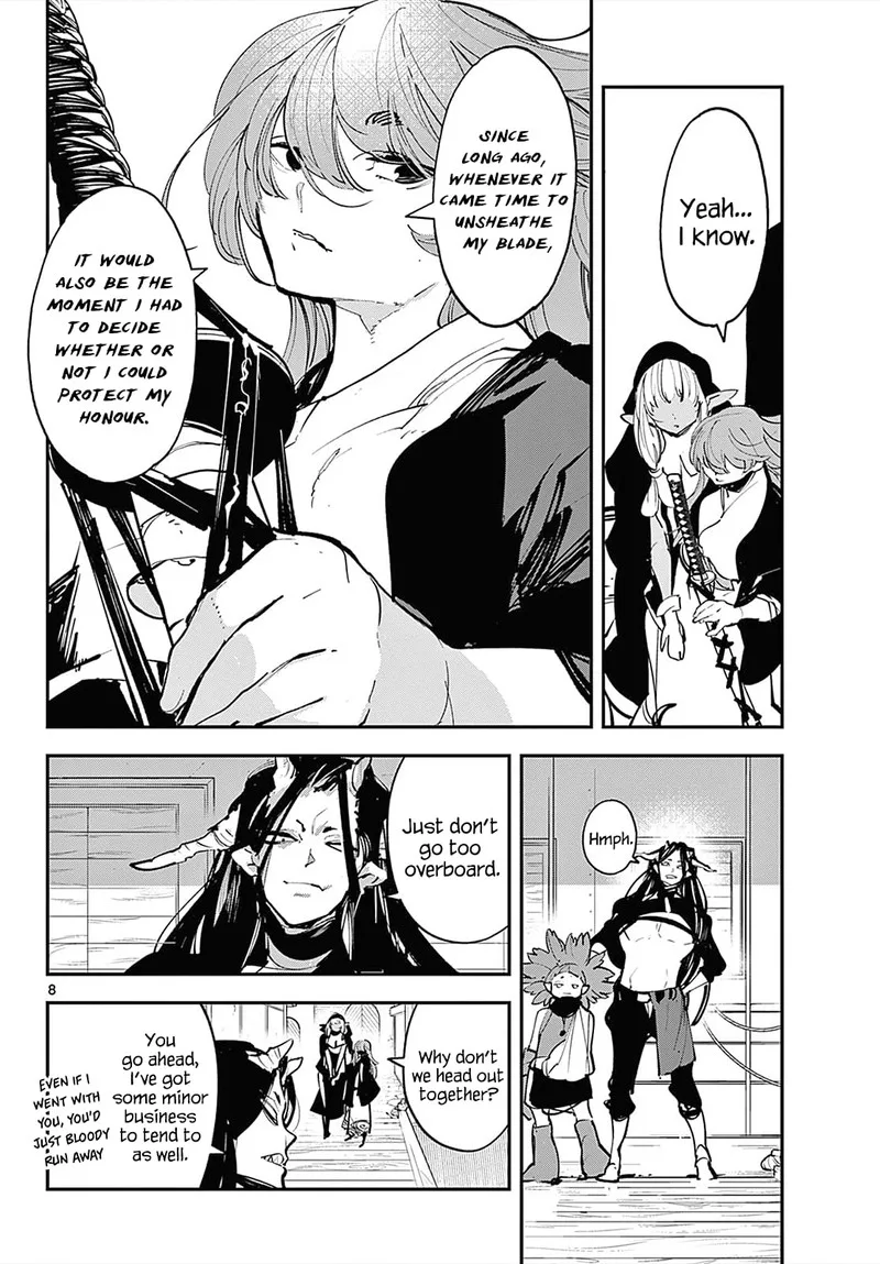 Ninkyou Tensei: Isekai no Yakuzahime Chapter 42 page 7