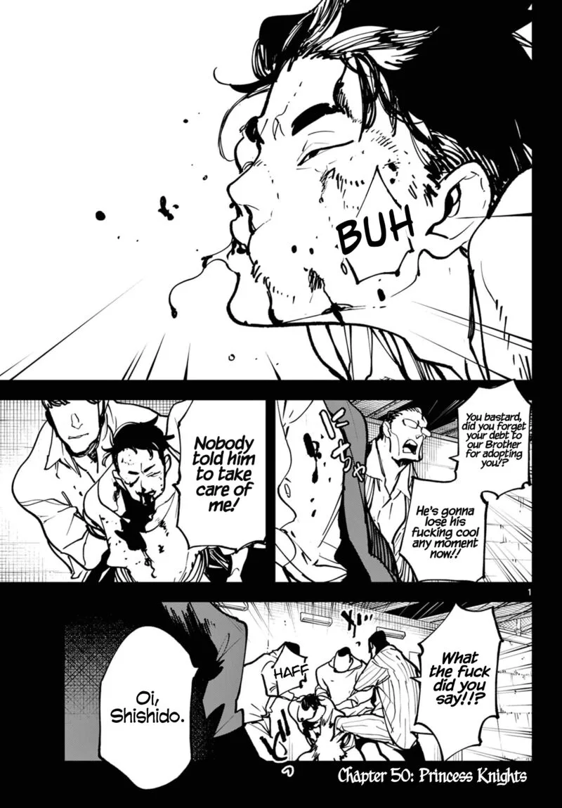 Ninkyou Tensei: Isekai no Yakuzahime Chapter 50 page 1