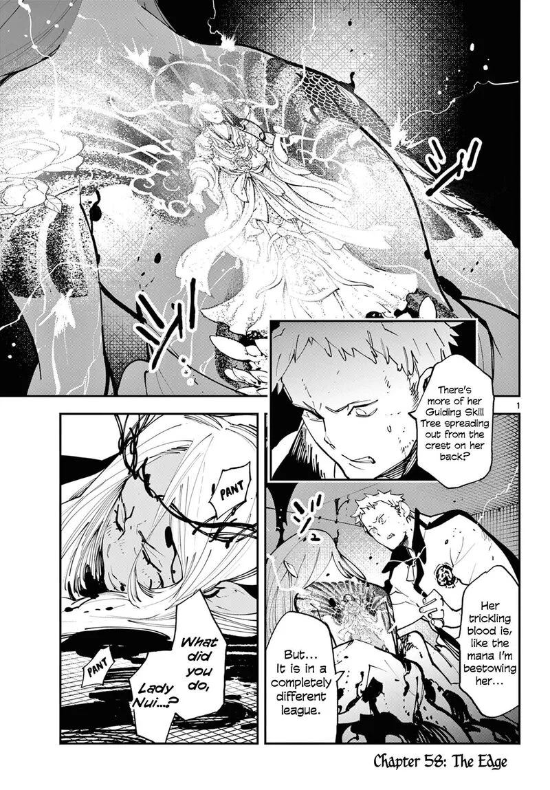 Ninkyou Tensei: Isekai no Yakuzahime Chapter 58 page 1