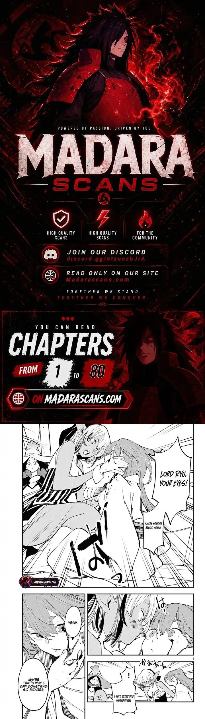 Ninkyou Tensei: Isekai no Yakuzahime Chapter 66.1 page 1