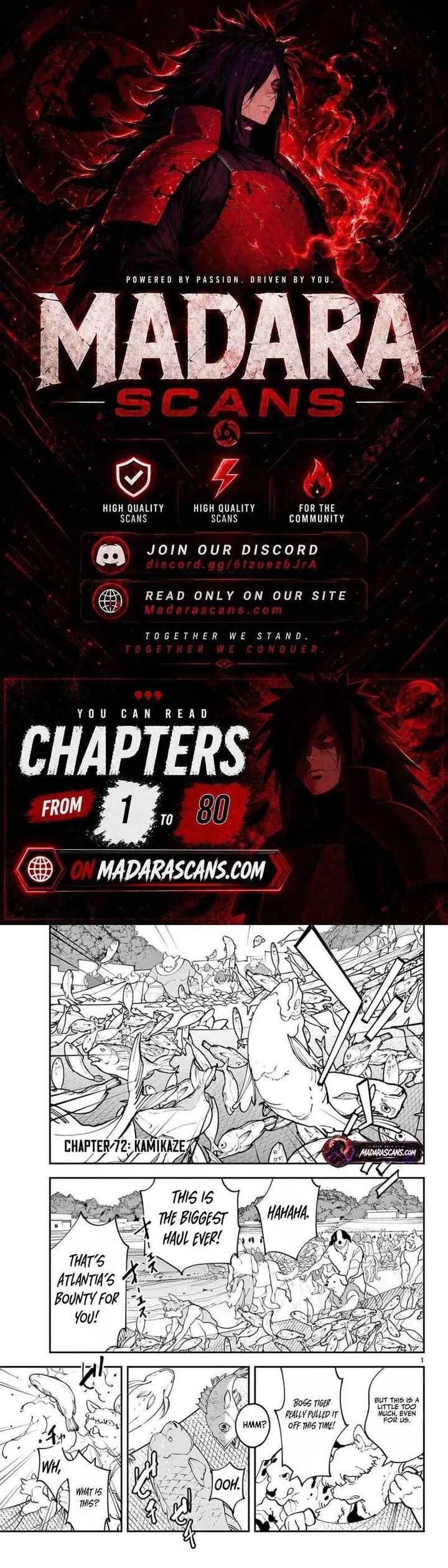 Ninkyou Tensei: Isekai no Yakuzahime Chapter 72.1 page 1