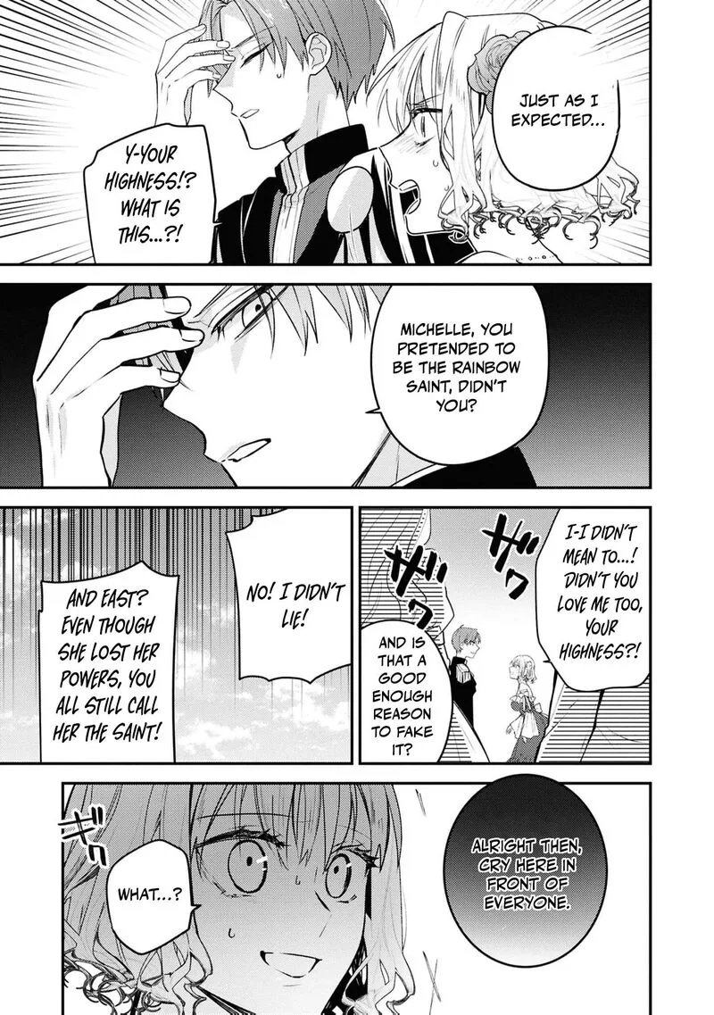 Nise Seijo da to Iwaremashita ga, Douyara Watashi ga Honmono no you desu ka? Chapter 19 page 30