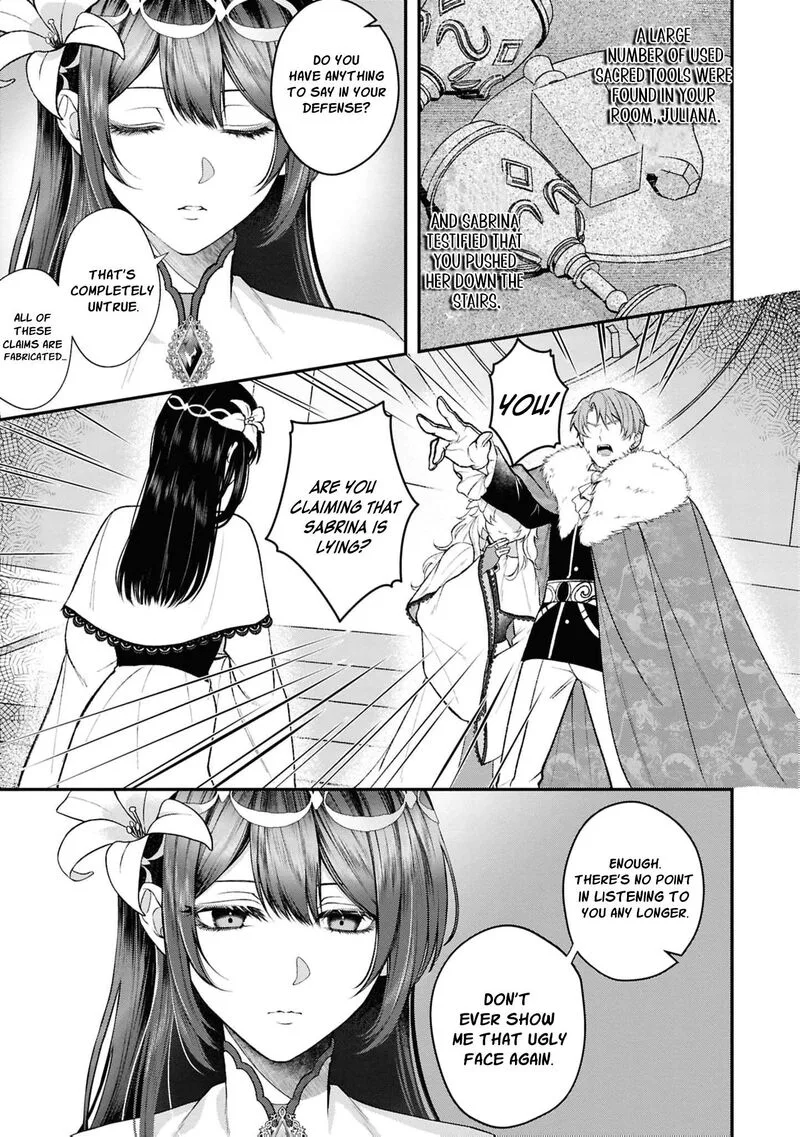 Nise Seijo da to Iwaremashita ga, Douyara Watashi ga Honmono no you desu ka? Chapter 22 page 9