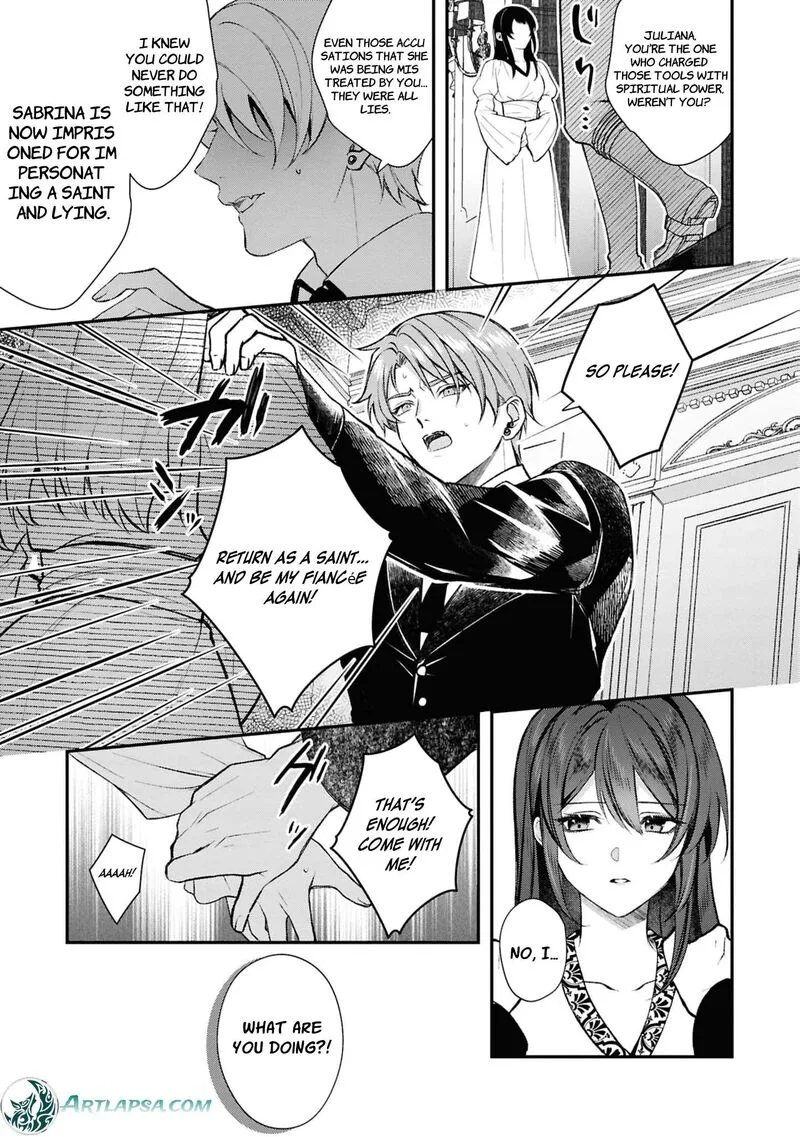 Nise Seijo da to Iwaremashita ga, Douyara Watashi ga Honmono no you desu ka? Chapter 22 page 21