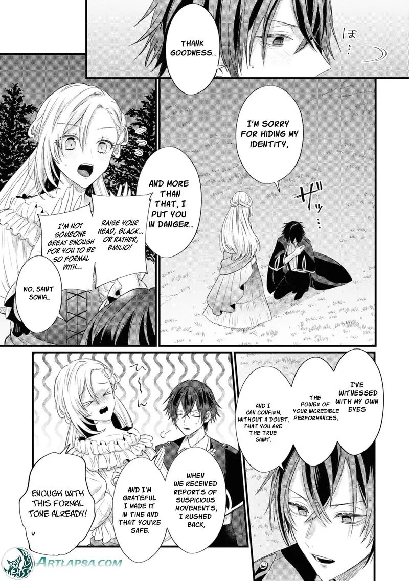 Nise Seijo da to Iwaremashita ga, Douyara Watashi ga Honmono no you desu ka? Chapter 7 page 37