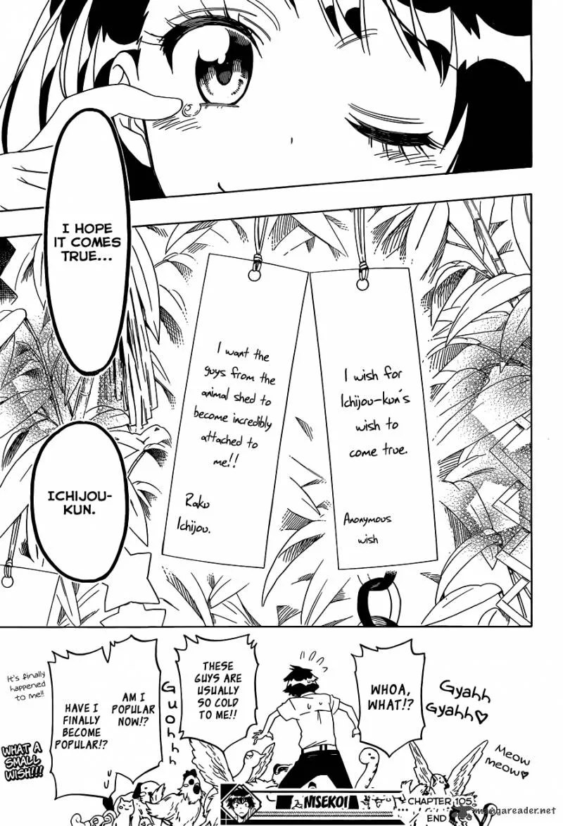 Nisekoi Chapter 105 page 20