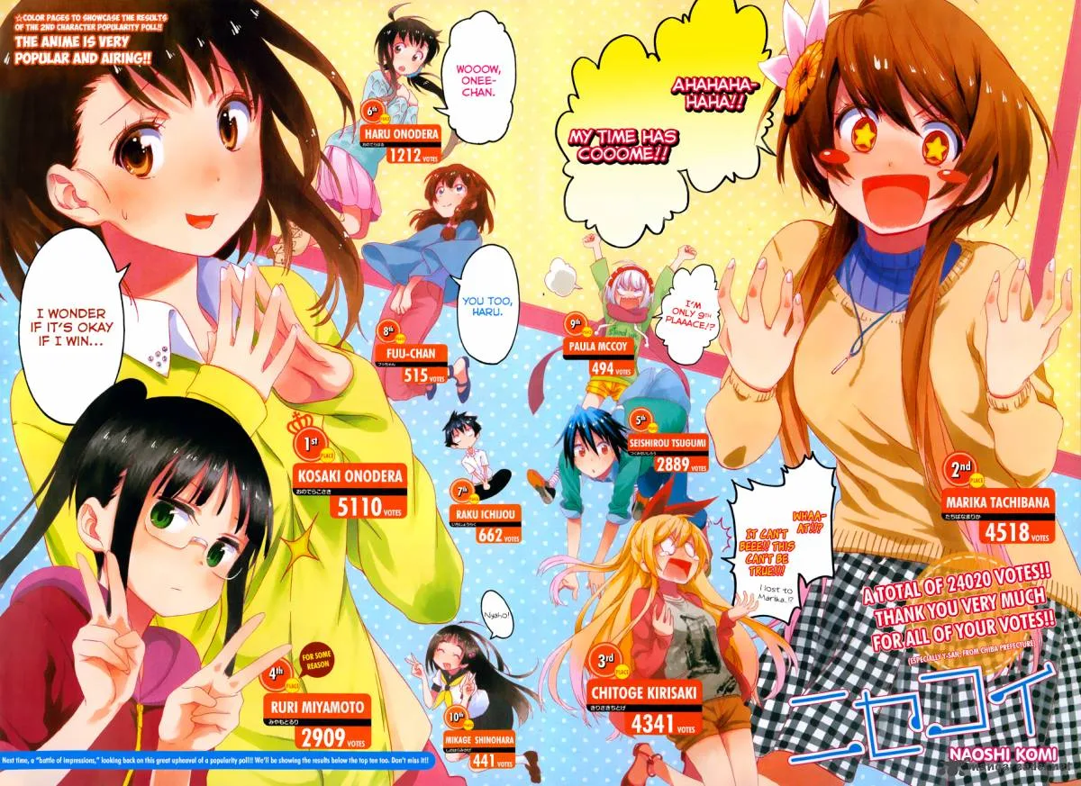 Nisekoi Chapter 109 page 3