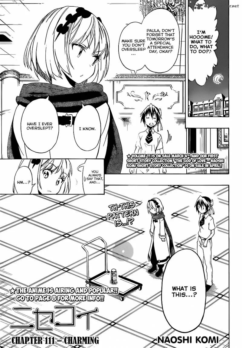 Nisekoi Chapter 111 page 2