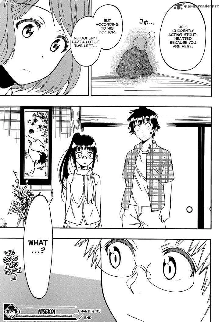 Nisekoi Chapter 113 page 22