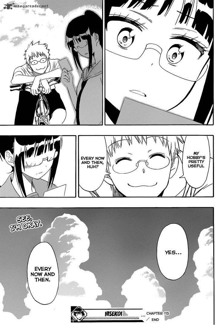 Nisekoi Chapter 115 page 20