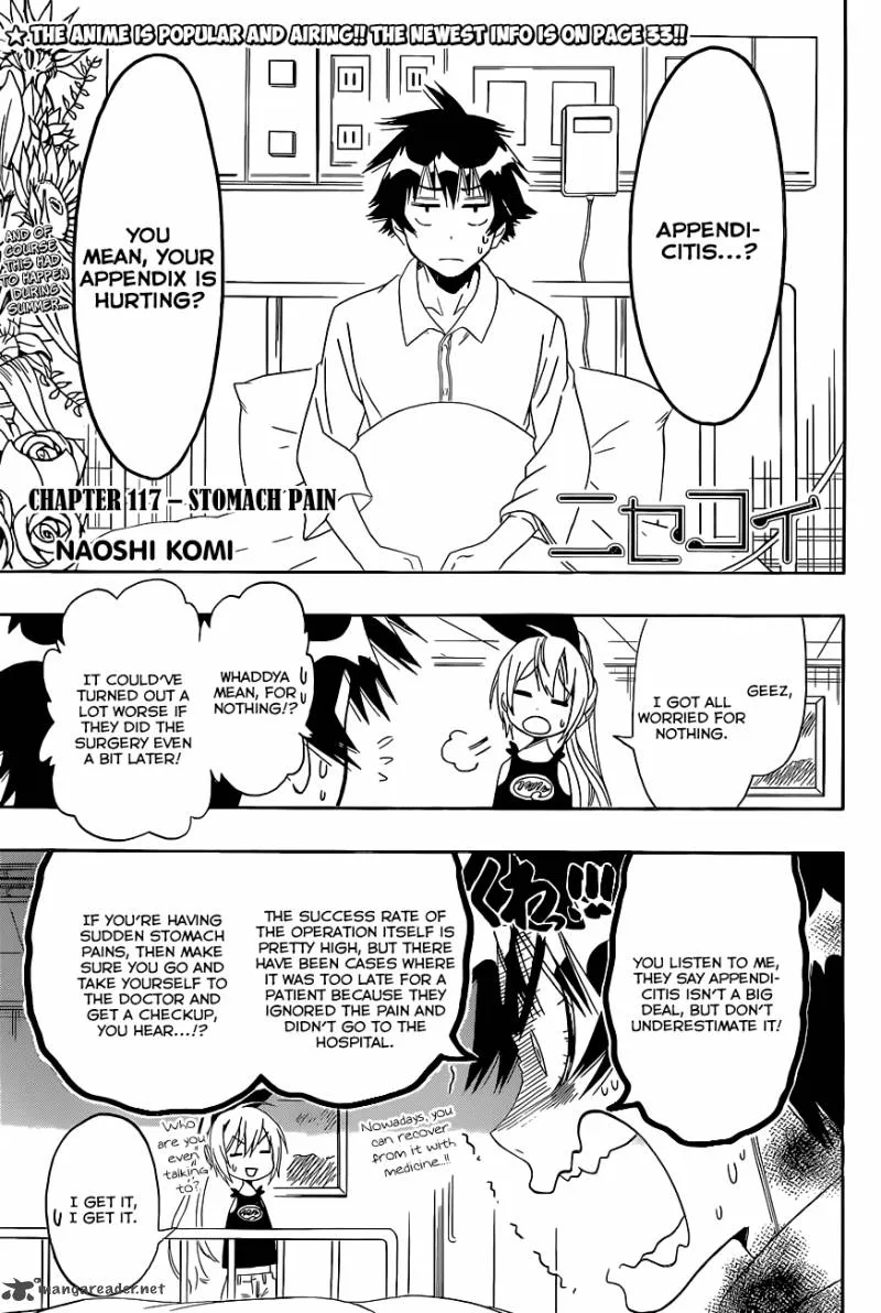 Nisekoi Chapter 117 page 4