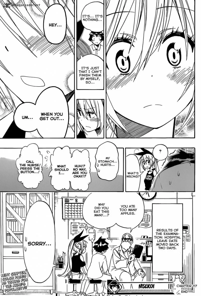 Nisekoi Chapter 117 page 20