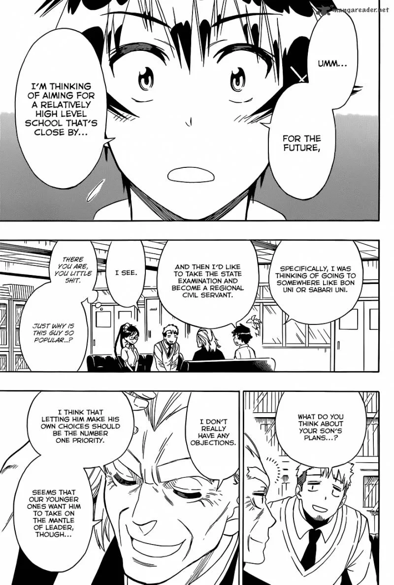 Nisekoi Chapter 122 page 17