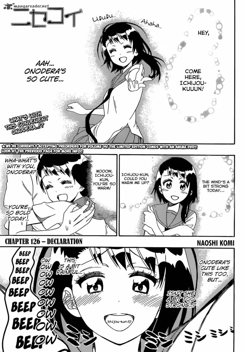 Nisekoi Chapter 126 page 2