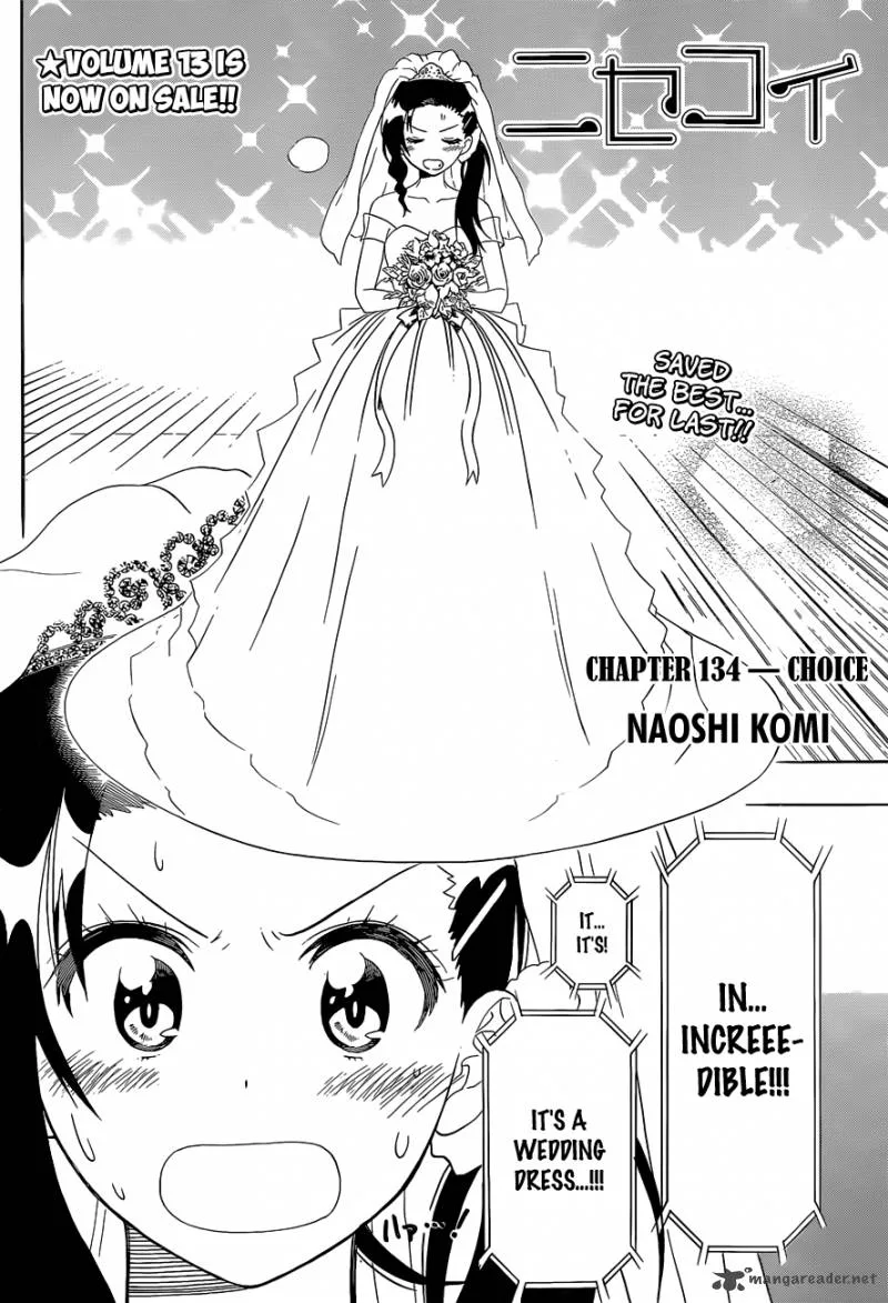 Nisekoi Chapter 134 page 3