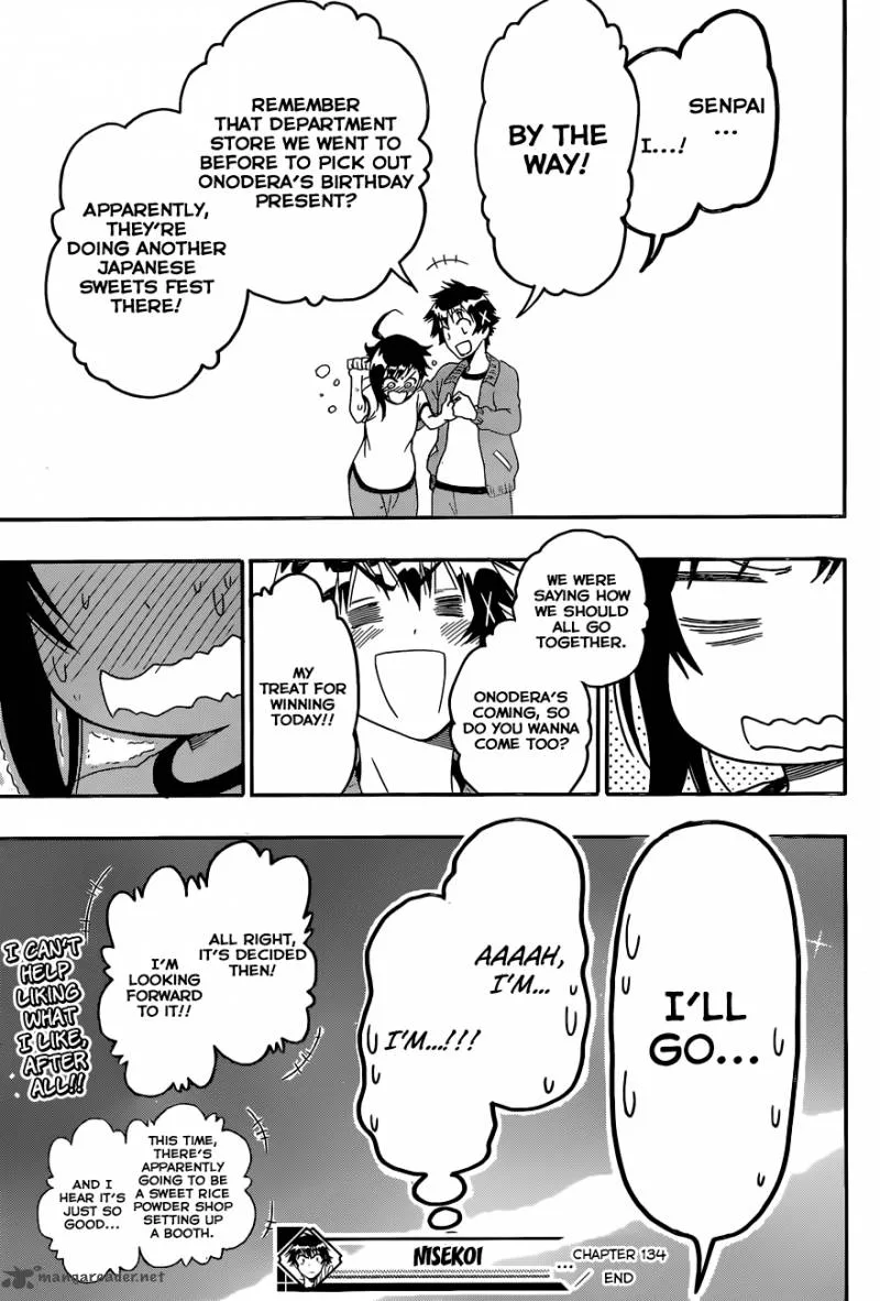 Nisekoi Chapter 134 page 20