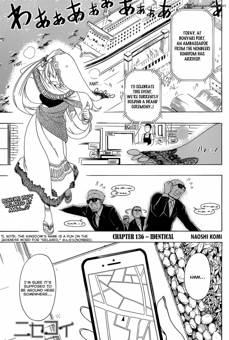 Nisekoi Chapter 136 page 2