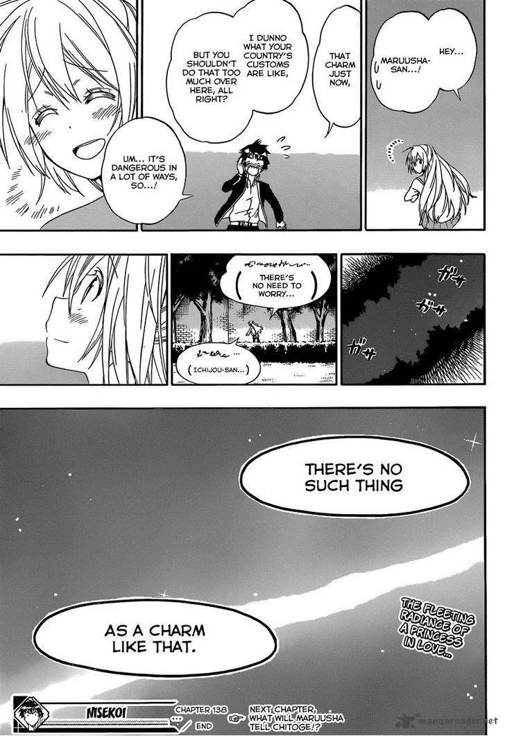 Nisekoi Chapter 138 page 18