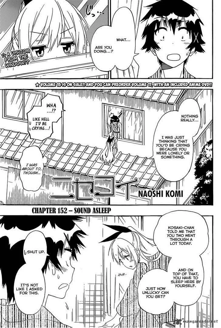 Nisekoi Chapter 152 page 1