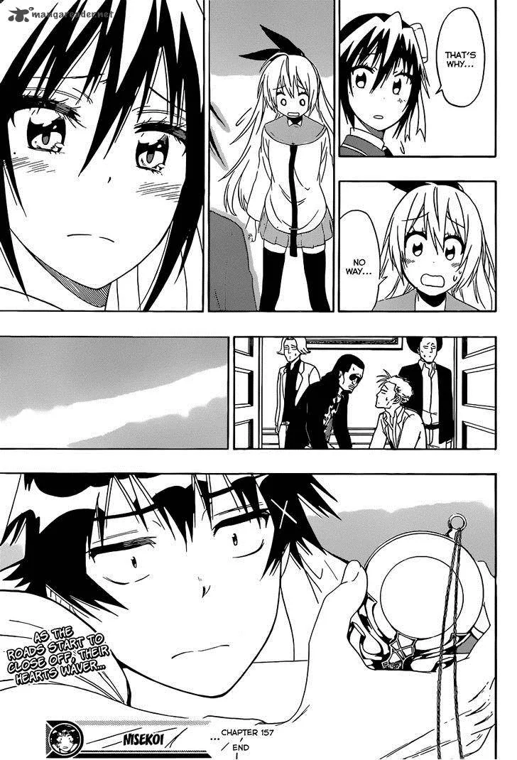 Nisekoi Chapter 157 page 20