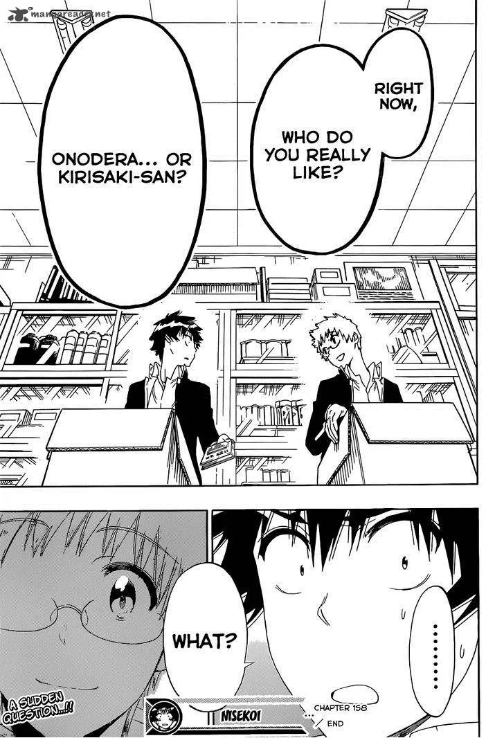 Nisekoi Chapter 158 page 20