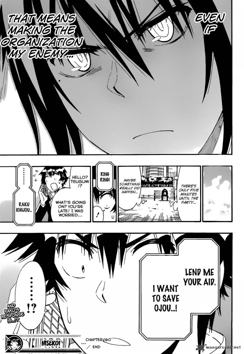 Nisekoi Chapter 160 page 20