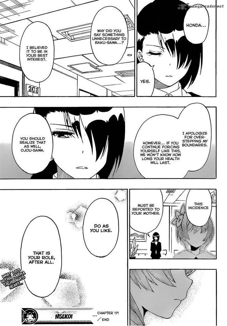 Nisekoi Chapter 171 page 18