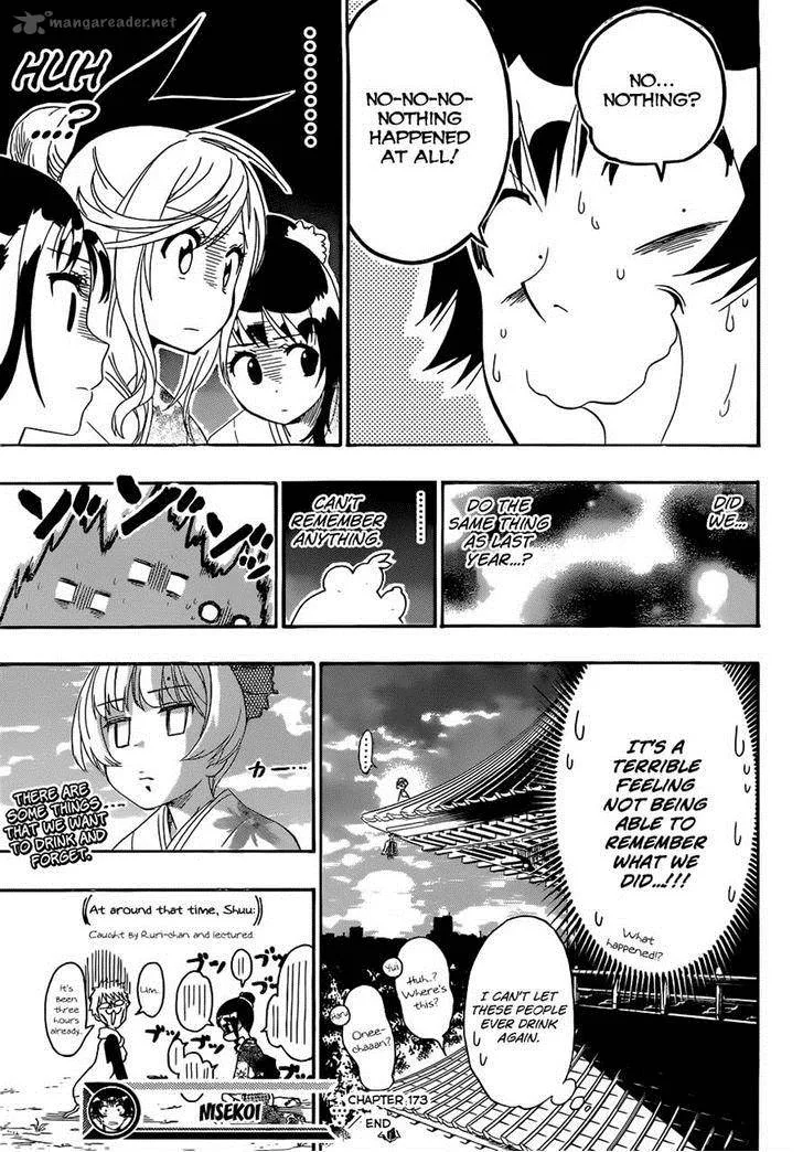 Nisekoi Chapter 173 page 19
