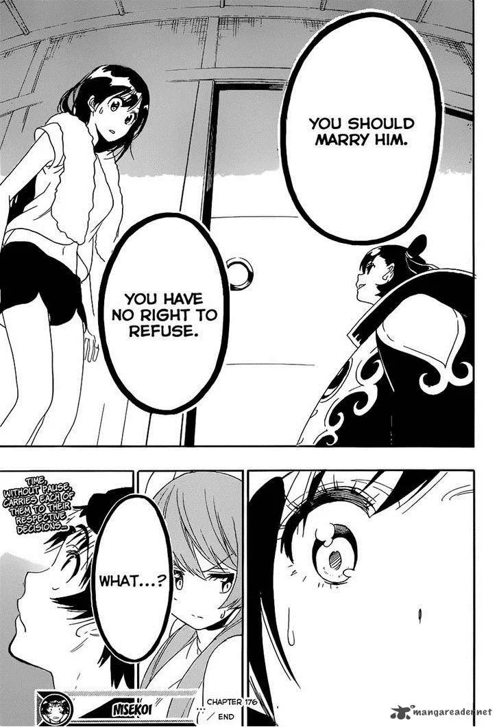 Nisekoi Chapter 176 page 19