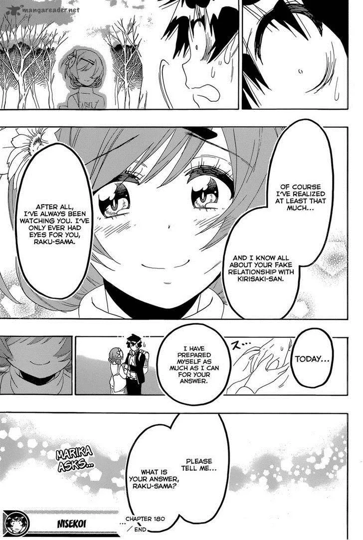 Nisekoi Chapter 180 page 19