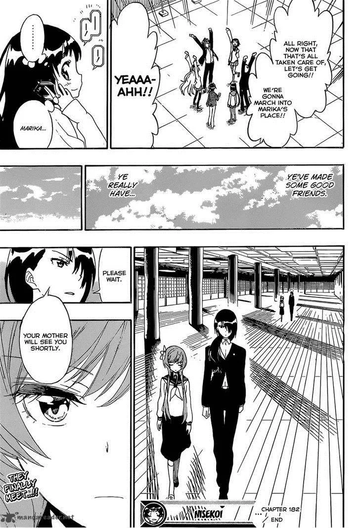 Nisekoi Chapter 182 page 19