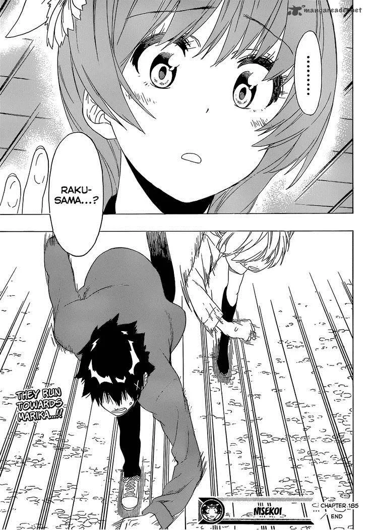 Nisekoi Chapter 185 page 20