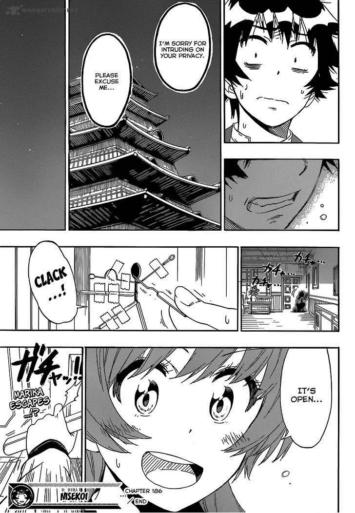 Nisekoi Chapter 186 page 20
