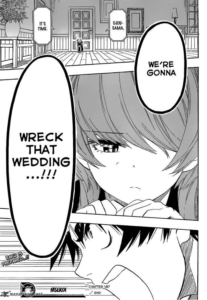 Nisekoi Chapter 187 page 20