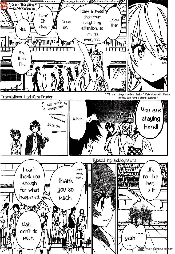 Nisekoi Chapter 195 page 4