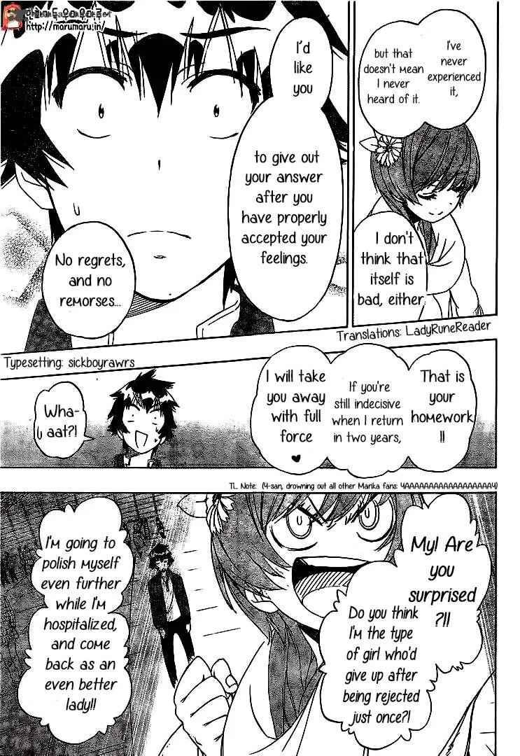 Nisekoi Chapter 195 page 12