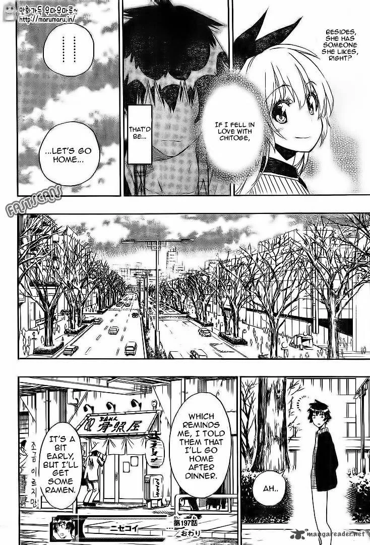 Nisekoi Chapter 197 page 19